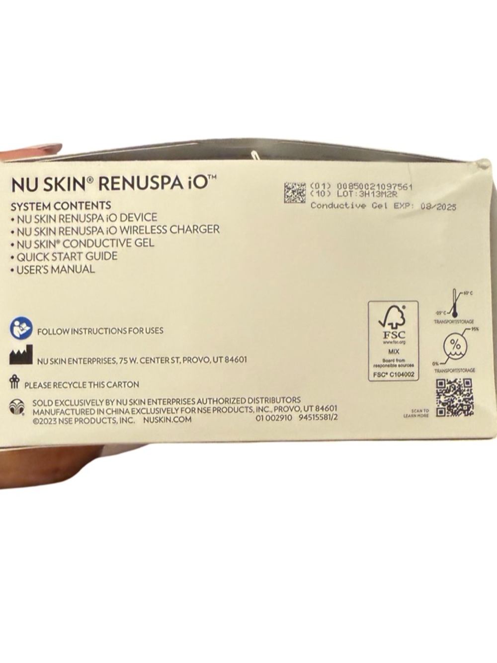 Nu Skin RenuSpa iO - NEW & SEALED (Expired Gel) - Picture 13 of 14
